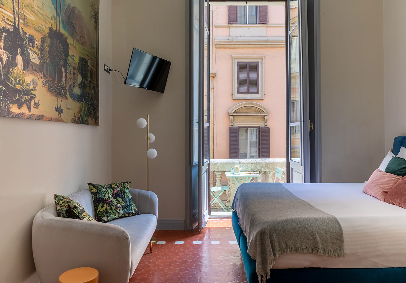 Double rooms in rome